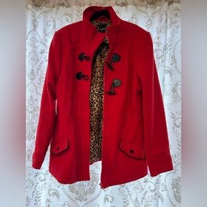 Rampage Red Peacoat